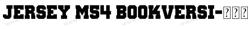 Jersey M54 BookVersi字体转换